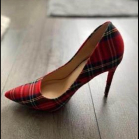 Lulus Plaid Heels - Picture 3 of 3
